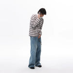 6197014574664,6197014574665,6197014574666, Striped Long Sleeve Polo Shirt Relaxed Fit