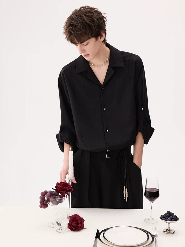 Striped Long-Sleeve Shirt and Pants Set 5