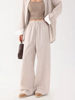 1627207:40158433966,6176908251838,1627207:40158433966,6176908251836,1627207:40158433966,6176908251837,6176908251838,6176908251836,6176908251837, Striped Long-Sleeve Shirt and Wide-Leg Pants