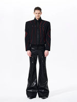 Structured Stand Collar Short Zip Jacket 4