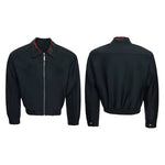 6025122917695,6025122917696,6025122917697,6025122917698, Studded Collar Technical Zip Jacket