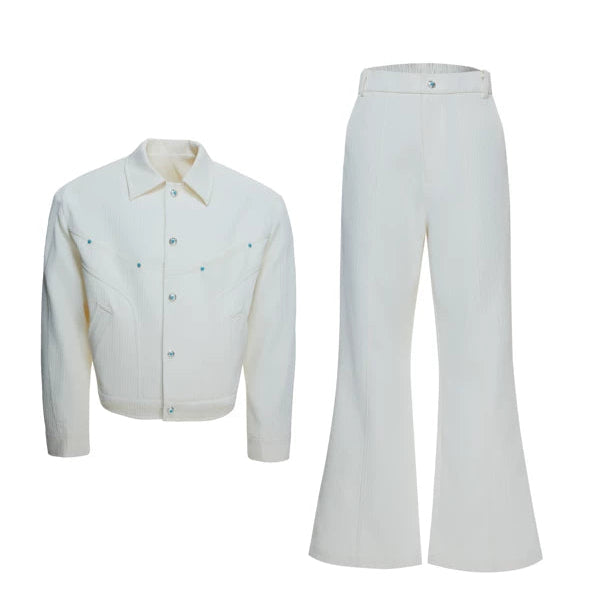 Studded Short Textured Strappy Jacket 3