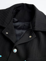 Studded Short Textured Strappy Jacket 4