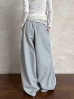 Studded Wide-Leg Waffle Sweatpants 3