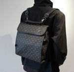 6016288977475, Monogrammed Large Capacity Commuter Backpack Purse