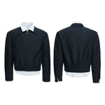 6189394794091,6189394794092,6189394794093,6189394794094,6189394794095, Tencel Blend Faux Layered Shirt Jacket