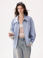 Tencel Linen Denim Reversible Jacket 3