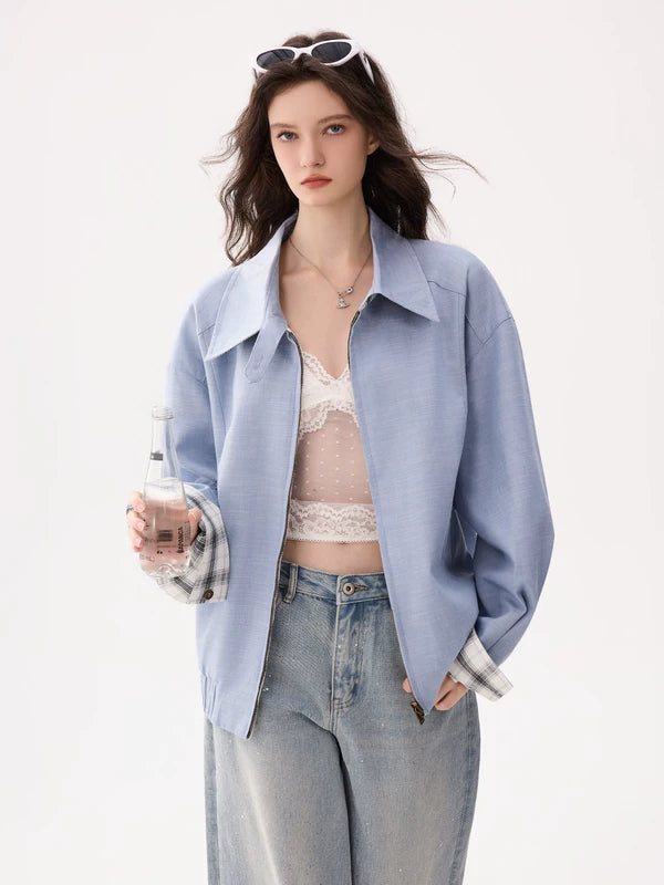 Tencel Linen Denim Reversible Jacket 3