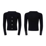 6027072445685,6027072445686,6027072445687,6027072445688, Tencel Long-Sleeve Button Detail Pullover