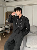 Tencel Long Sleeve Ruched Shirt 4