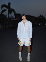 Textured Heart Pattern Relaxed Fit Shirt 5