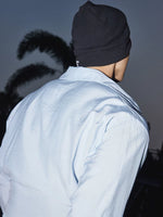 Textured Lace-Up Casual Long-Sleeve Shirt 5