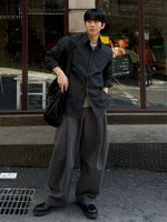 Textured Loose Fit Long Sleeve Shirt 3