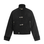 6026349273419,6026349273420,6026349273421,6026349273422, Textured Short Suede Boxy Jacket