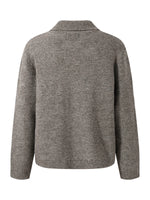 Textured Wool Blend Button Front Cardigan 5