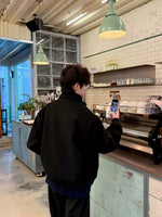 Thick Stand-Collar Wool Zip Jacket 3