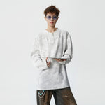 Tie-Dye Half-Zip Long-Sleeve Pullover Top 3