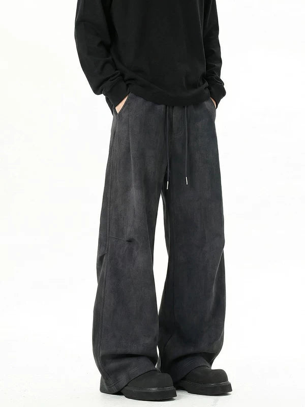 Tie-Dye Wide-Leg Drawstring Casual Pants 5