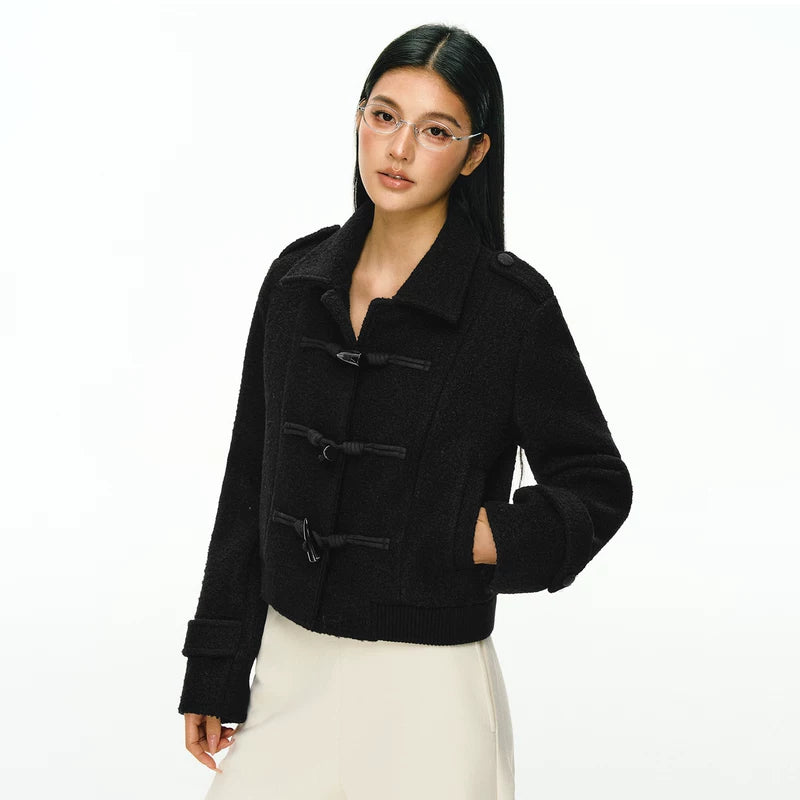 ,1627207:28341,6006441477527,1627207:28341,6006441477526,1627207:28341,6006441477525,1627207:28341,6006441477528,6006441477527,6006441477526,6006441477525,6006441477528, Toggle Closure Short Wool Jacket