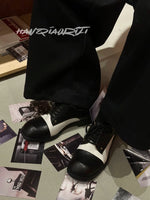 Top-Grain Leather Cap-Toe Derby Shoes 2