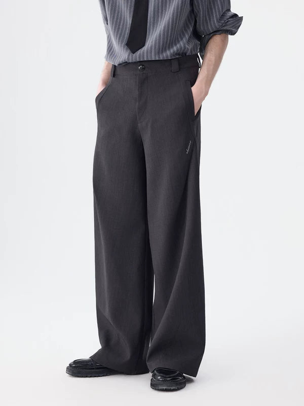 Urban Wide-Leg Pleated Dress Pants 5