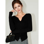 ,1627207:380742536,6161516958875,1627207:380742536,6161516958876,1627207:380742536,6161516958877,6161516958875,6161516958876,6161516958877, V-Neck Slim Fit Knit Cardigan