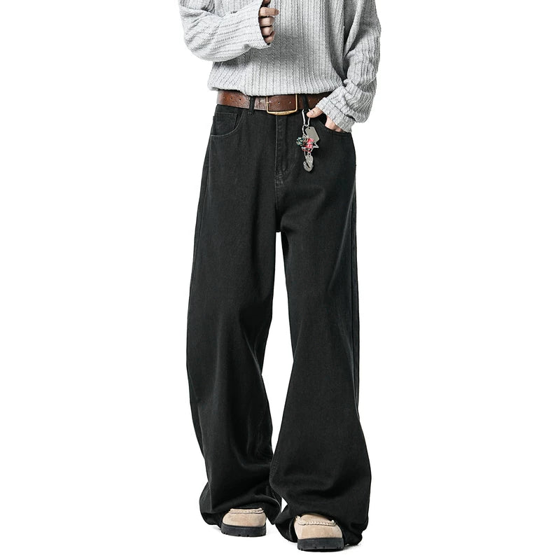 6186656742503,6186656742504,6186656742505,6186656742506,6186656742507, Washed Distressed Wide Leg Jeans Pants