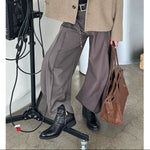 Washed Leather Zipper Chelsea Ankle Boots 3