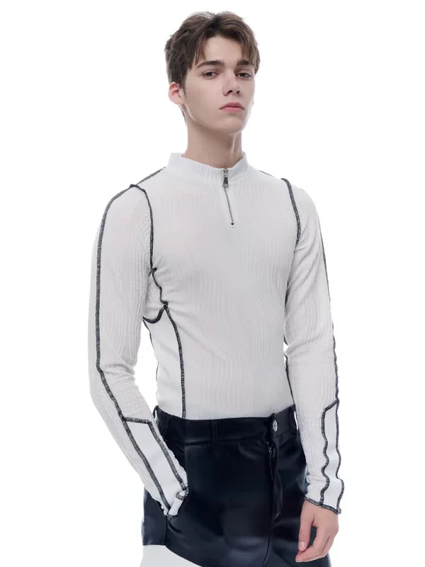 Water Ripple Zip Front Base Layer Hoodie 3