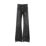 6191469586325,6191469586326,6191469586327,6191469586328,6191469586329, Whiskered Flare Leg Jeans Pants