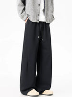 Wide Leg Athletic Sweatpants with Drawstring 4