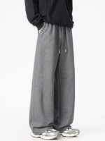 Wide Leg Athletic Sweatpants with Drawstring 5