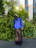 Wide Leg Baggy Raw Denim Pants 5