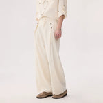 6024709948728,6024709948729,6024709948730,6024709948731, Wide Leg Button Detail Casual Pants