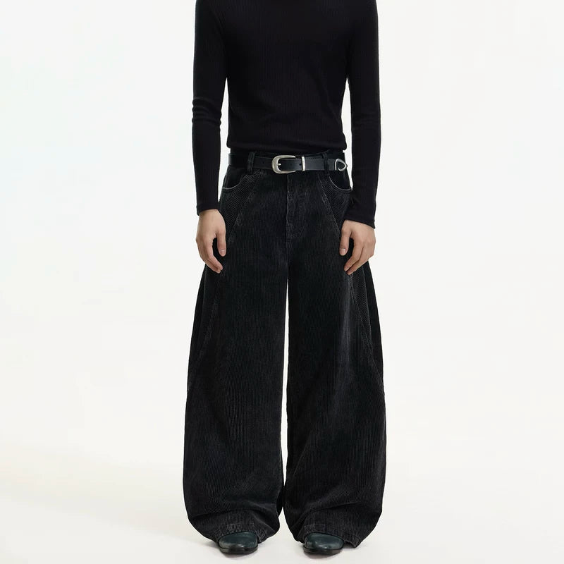 Wide Leg Corduroy Pants 2