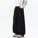 6184563722271,6184563722272,6184563722273,6184563722274,6184563722275, Wide Leg Cotton Drawstring Cargo Pants