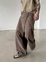Wide-Leg Deconstructed Culotte Pants 2