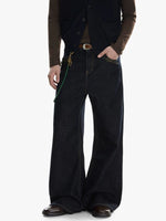 Wide Leg Denim Jeans Pants 2