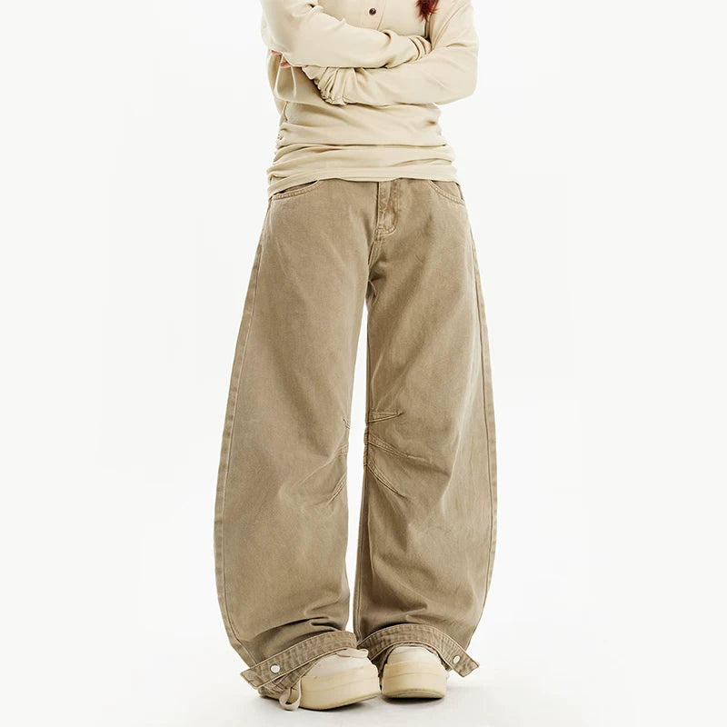 Wide Leg Distressed Cargo Pants 2