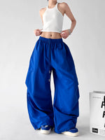 Wide-Leg Drawstring Casual Dance Pants 2