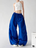 Wide-Leg Drawstring Casual Dance Pants 5