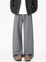 Wide-Leg Drawstring Sweatpants Pants 3