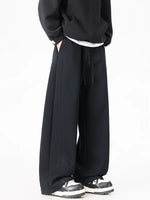 Wide-Leg Drawstring Sweatpants Pants 4