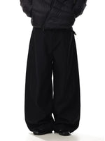 Wide Leg Floor Length Suit Pants 3