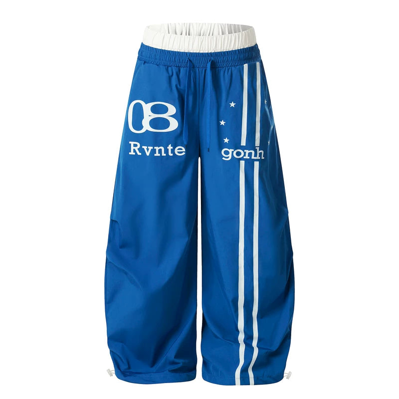 1627207:28338,6012343544588,1627207:28338,6012343544587,1627207:28338,6012343544586,1627207:28338,6012343544589,6012343544588,6012343544587,6012343544586,6012343544589, Wide Leg Graphic Parachute Pants