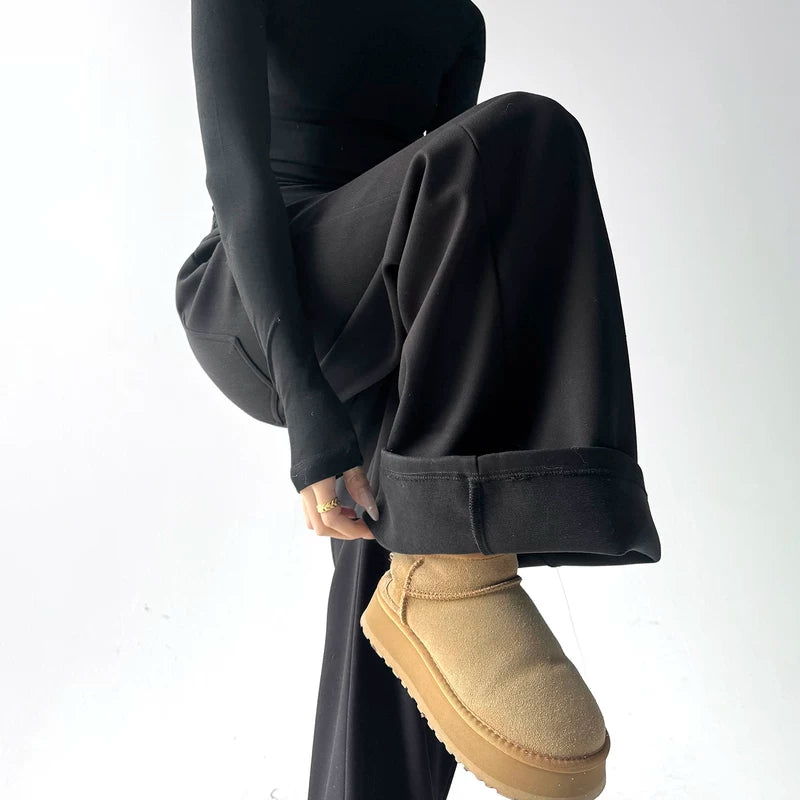 Wide Leg Loose Fit Casual Pants 2