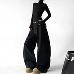 Wide Leg Loose Fit Casual Pants 4