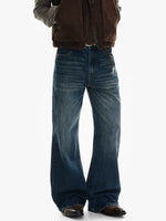 Wide Leg Loose Fit Jeans Pants 2