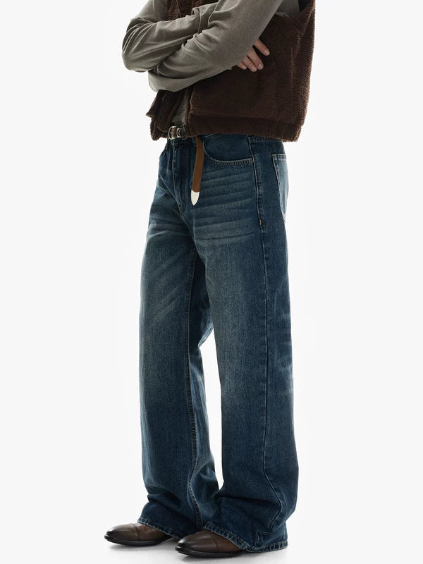 Wide Leg Loose Fit Jeans Pants 4