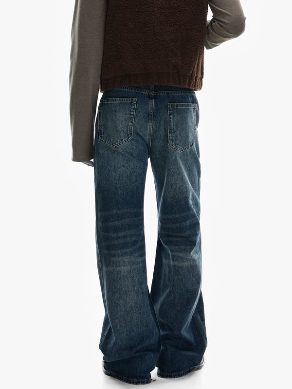 Wide Leg Loose Fit Jeans Pants 5